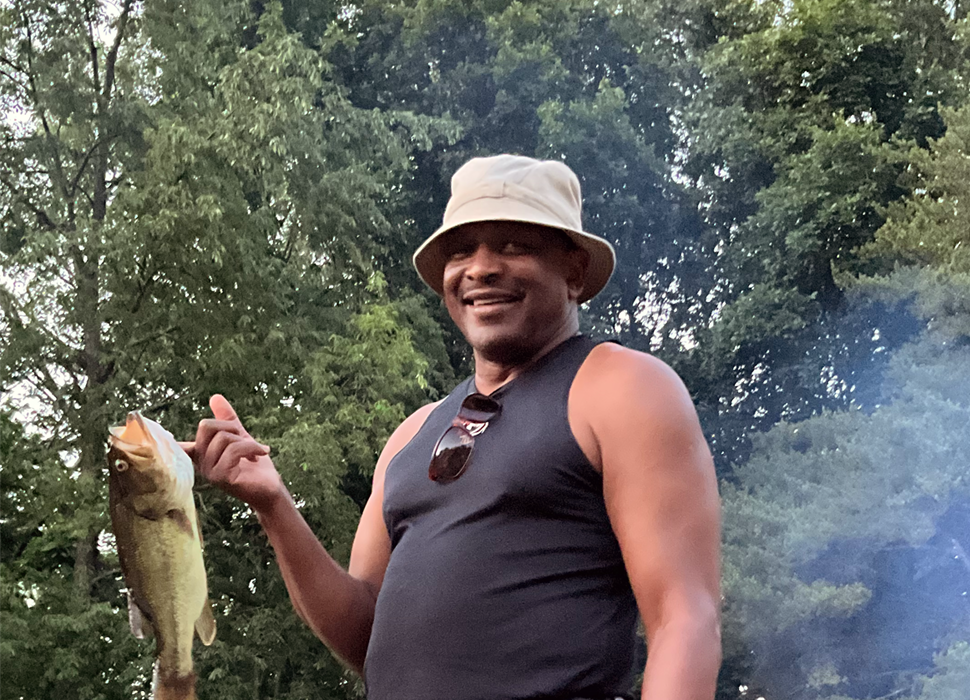 Dennis Caught a Fish